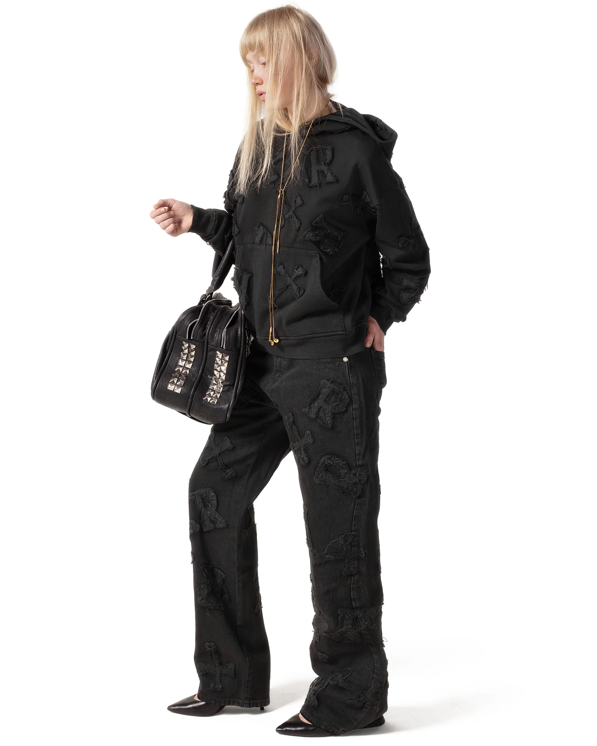 Black Patch Hoodie - Image 3