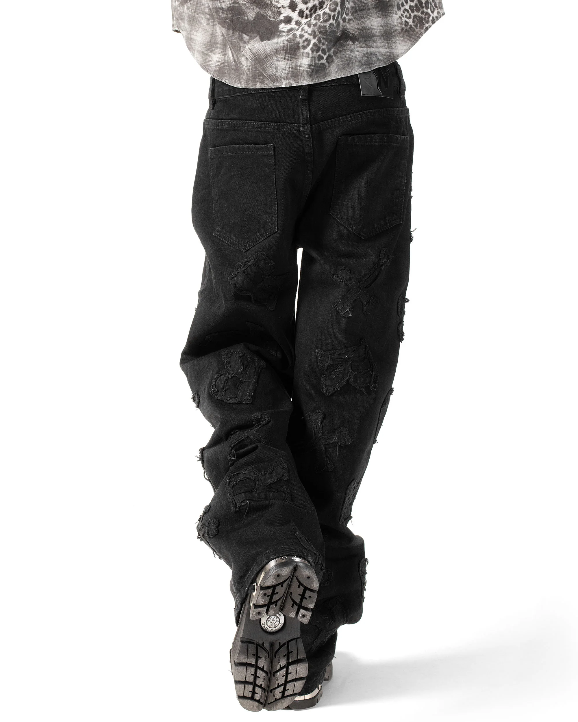 Black Patch Denim - Image 3