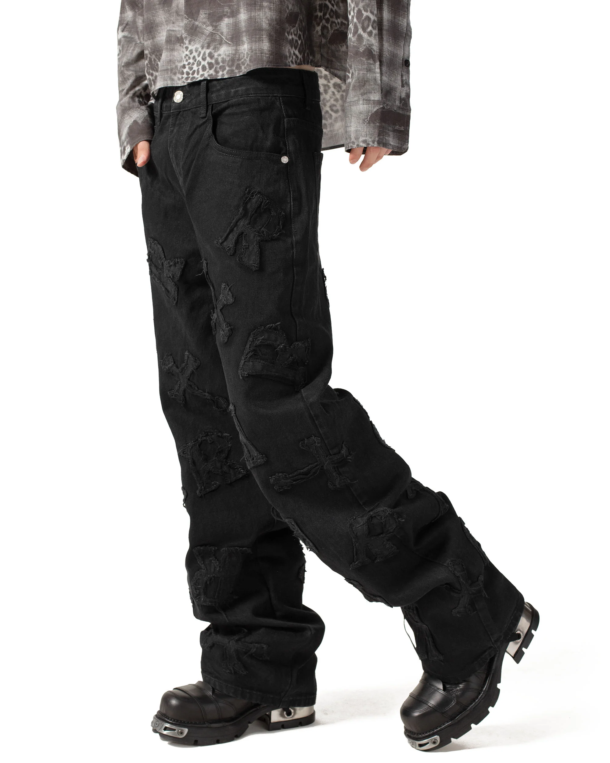 Black Patch Denim - Image 5
