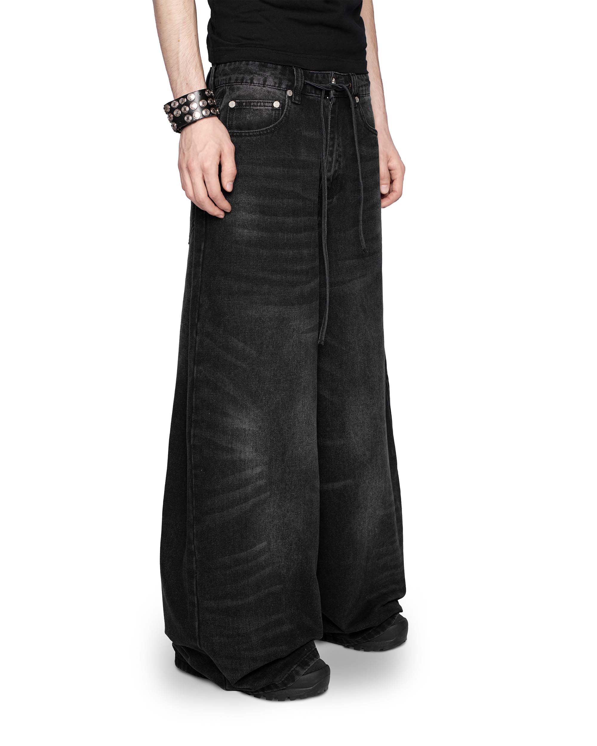 Black Ultra Wide Jeans - Image 3
