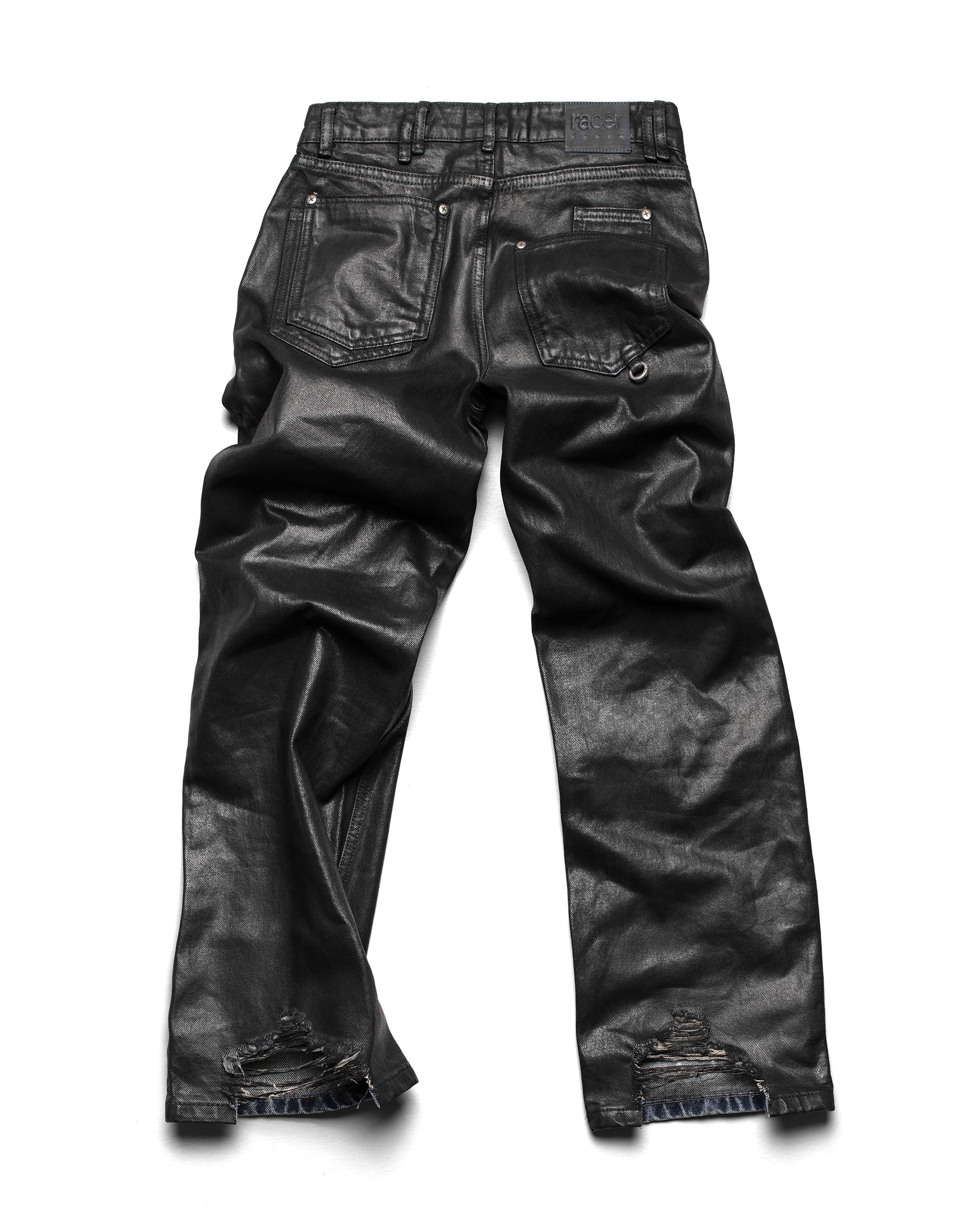 Coated Slim Low-Waist Denim - Image 5
