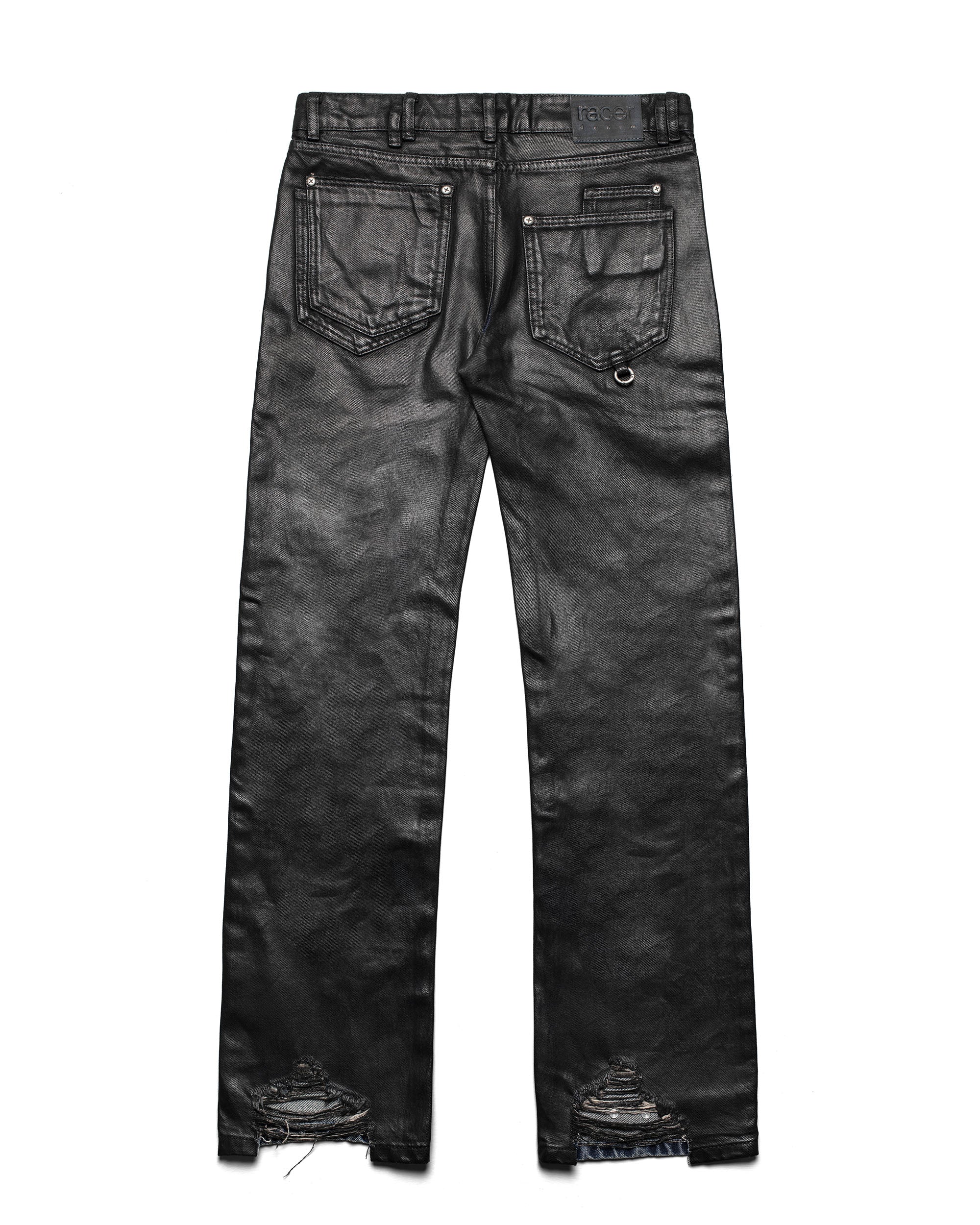 Coated Slim Low-Waist Denim - Image 9
