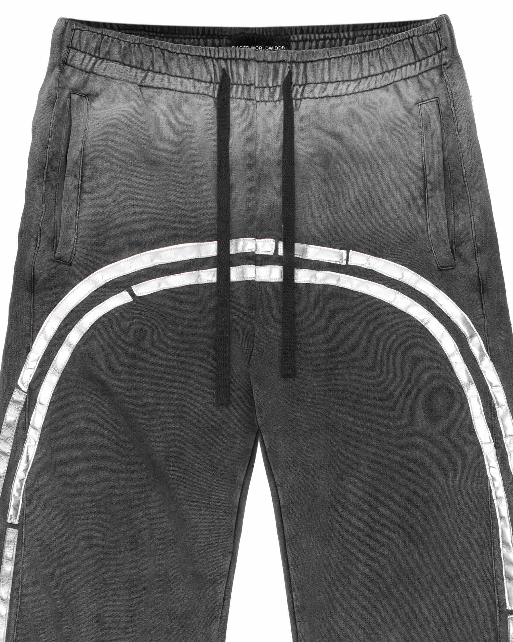Faded Silver Track Sweatpants - Image 5