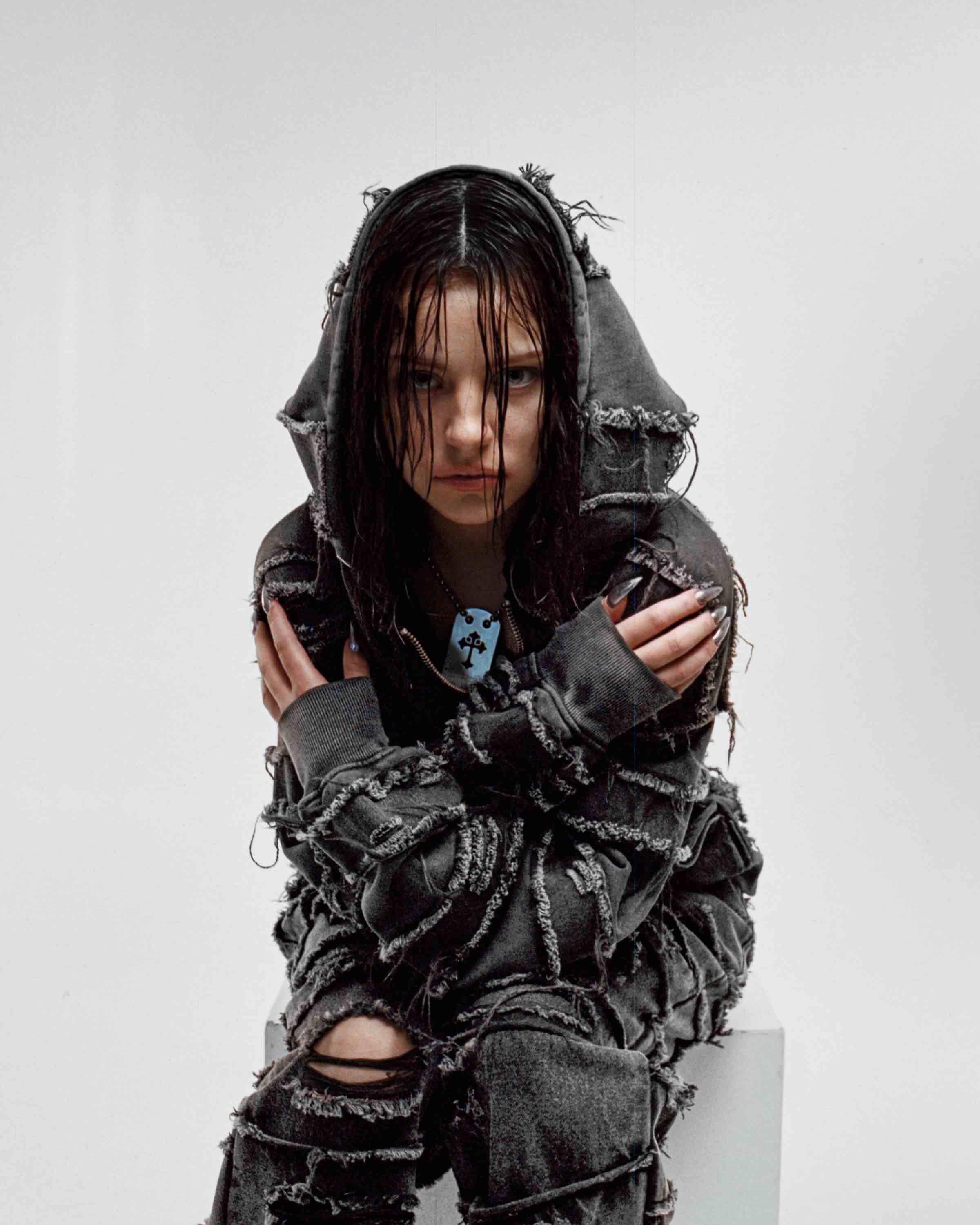 Washed Flag Hoodie - Image 7