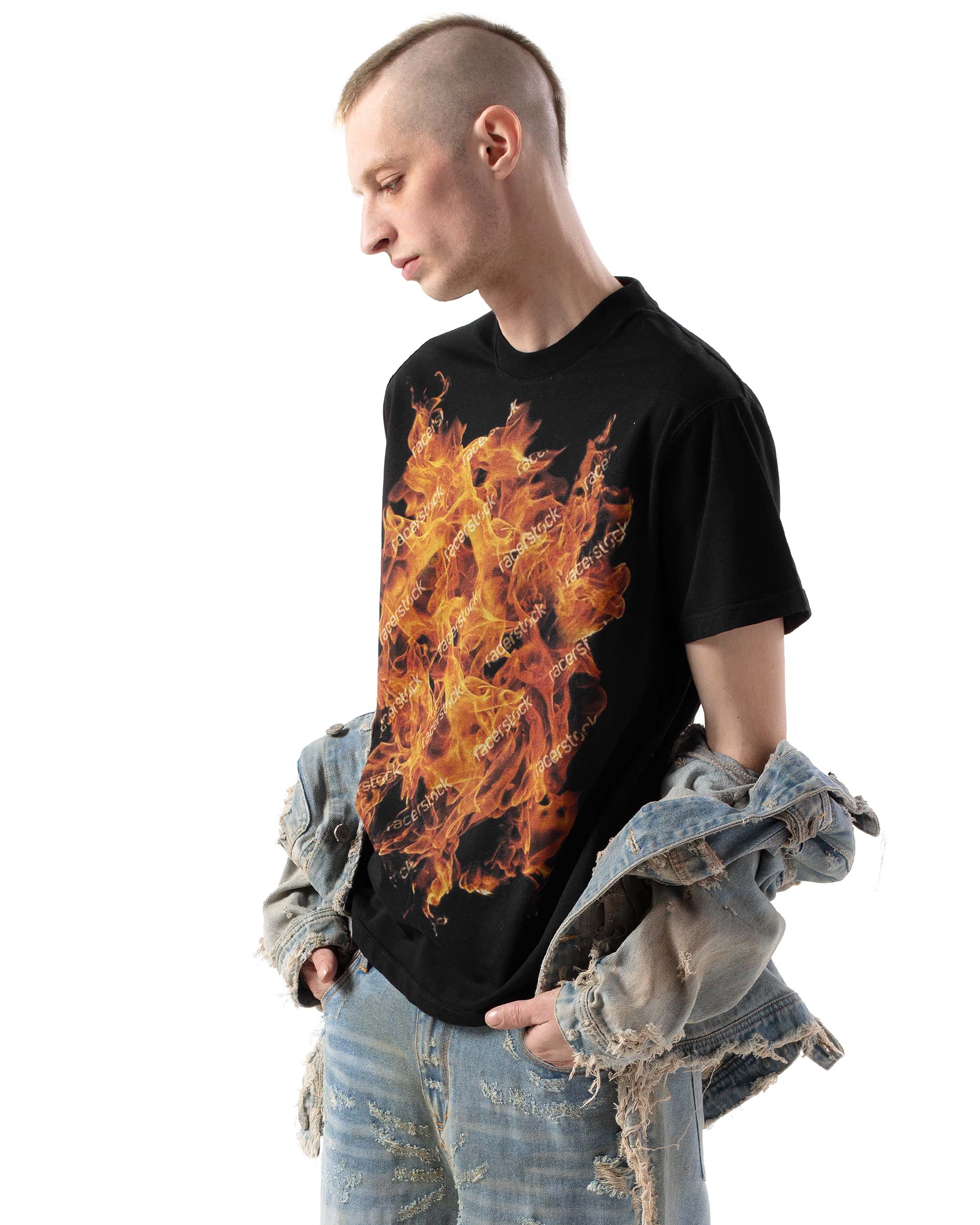 Flame RacerStock T-Shirt - Image 3