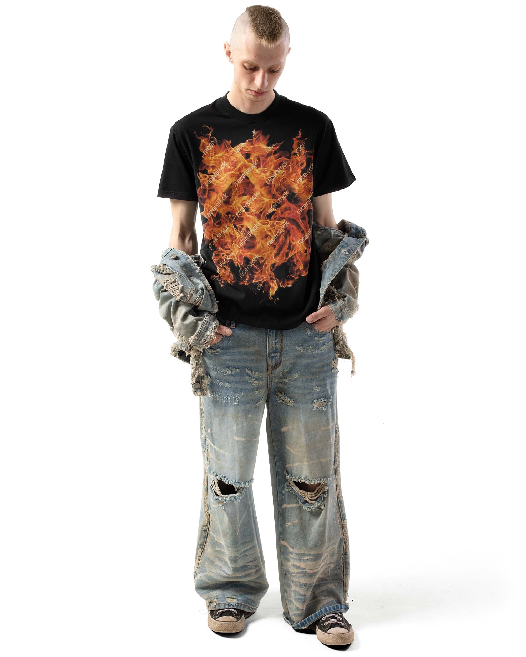 Flame RacerStock T-Shirt - Image 4