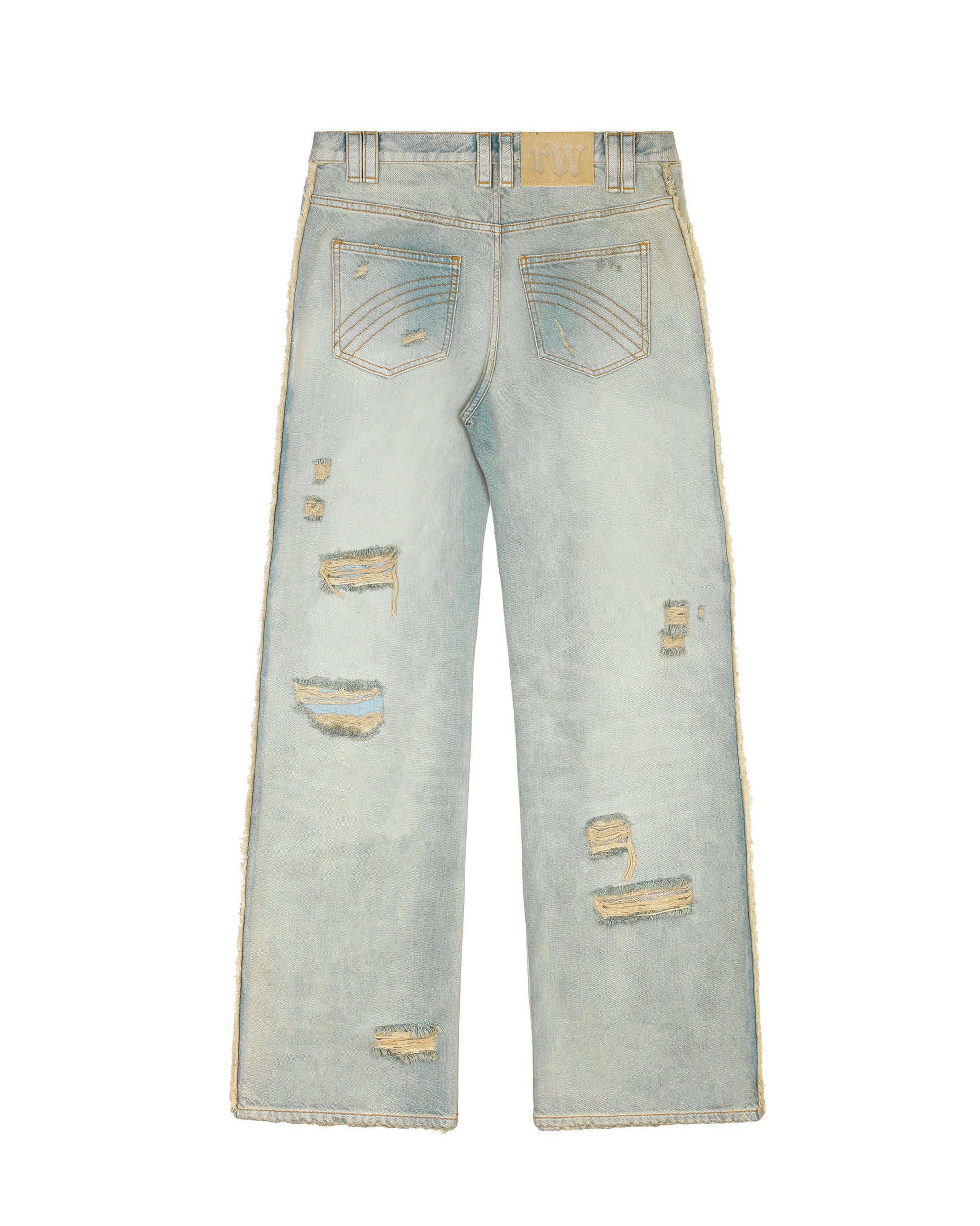 Light Blue Track Jeans - Image 5