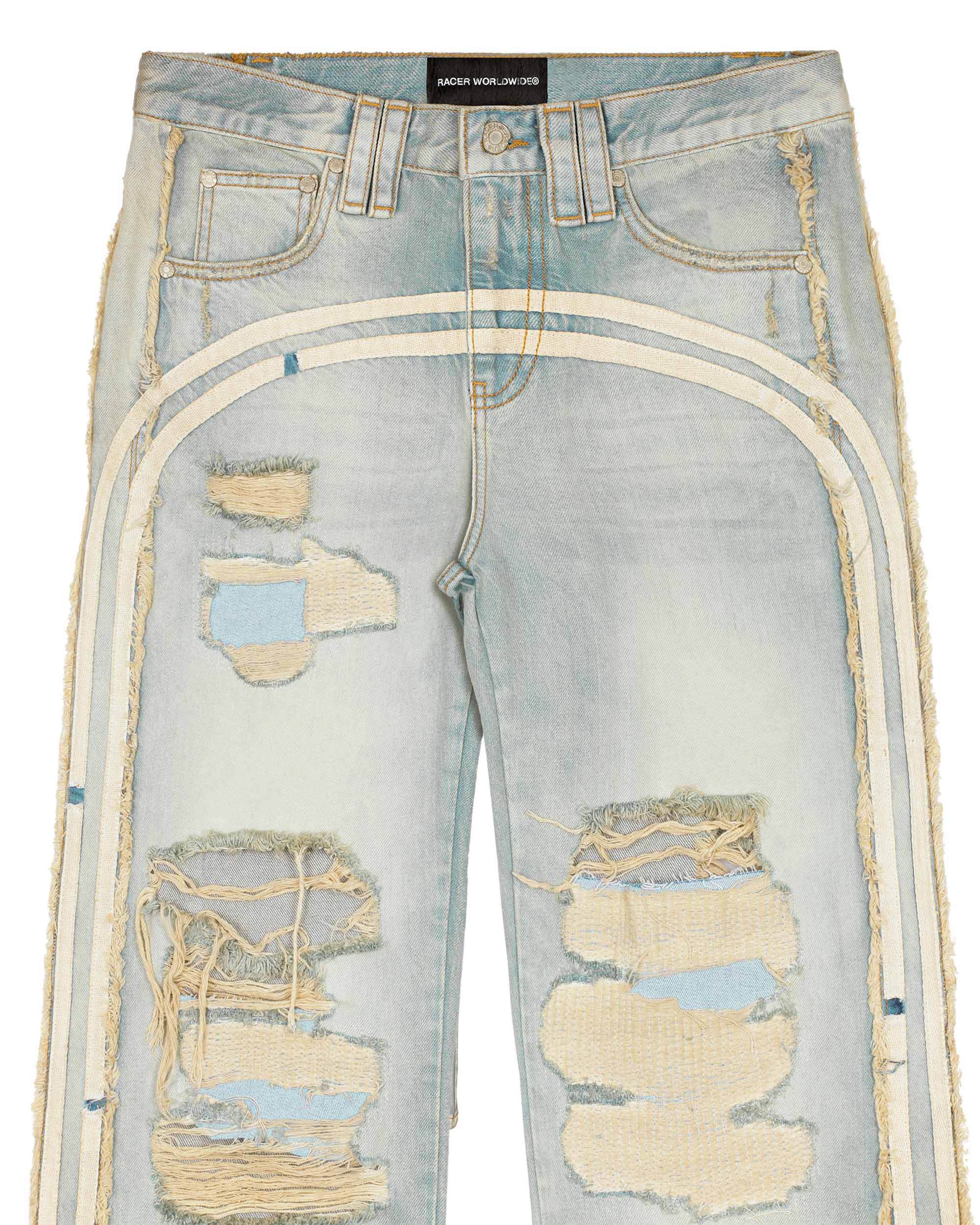Light Blue Track Jeans - Image 6