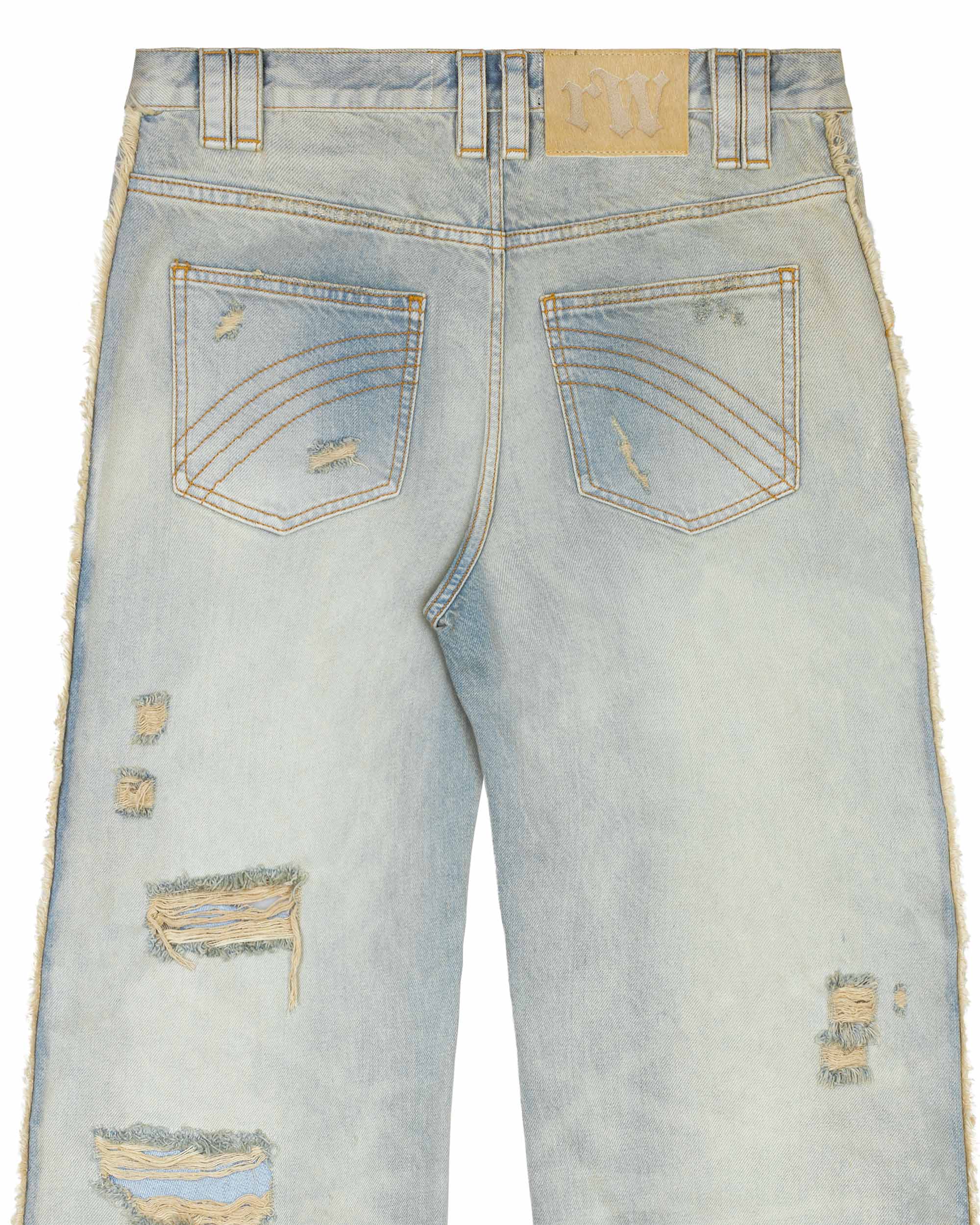 Light Blue Track Jeans - Image 7