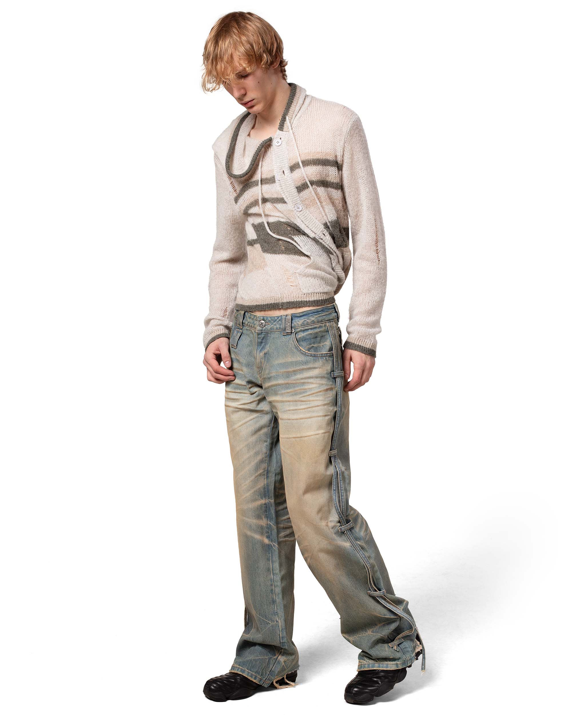 Light Blue Transformer Track Denim - Image 10