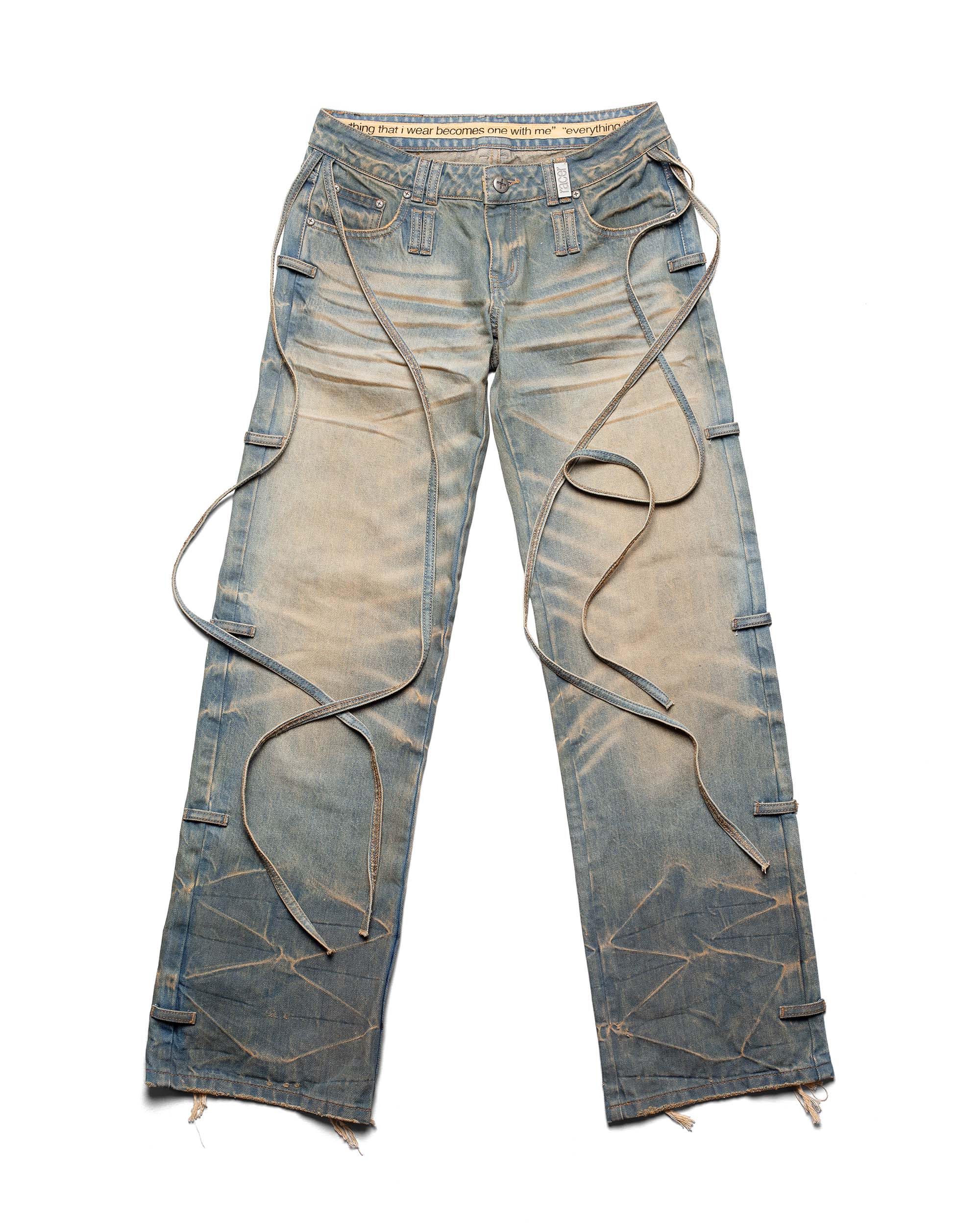 Light Blue Transformer Track Denim - Image 11