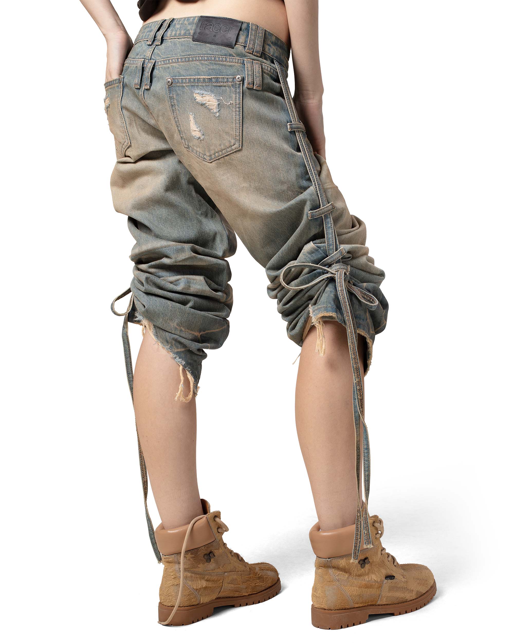 Light Blue Transformer Track Denim - Image 4