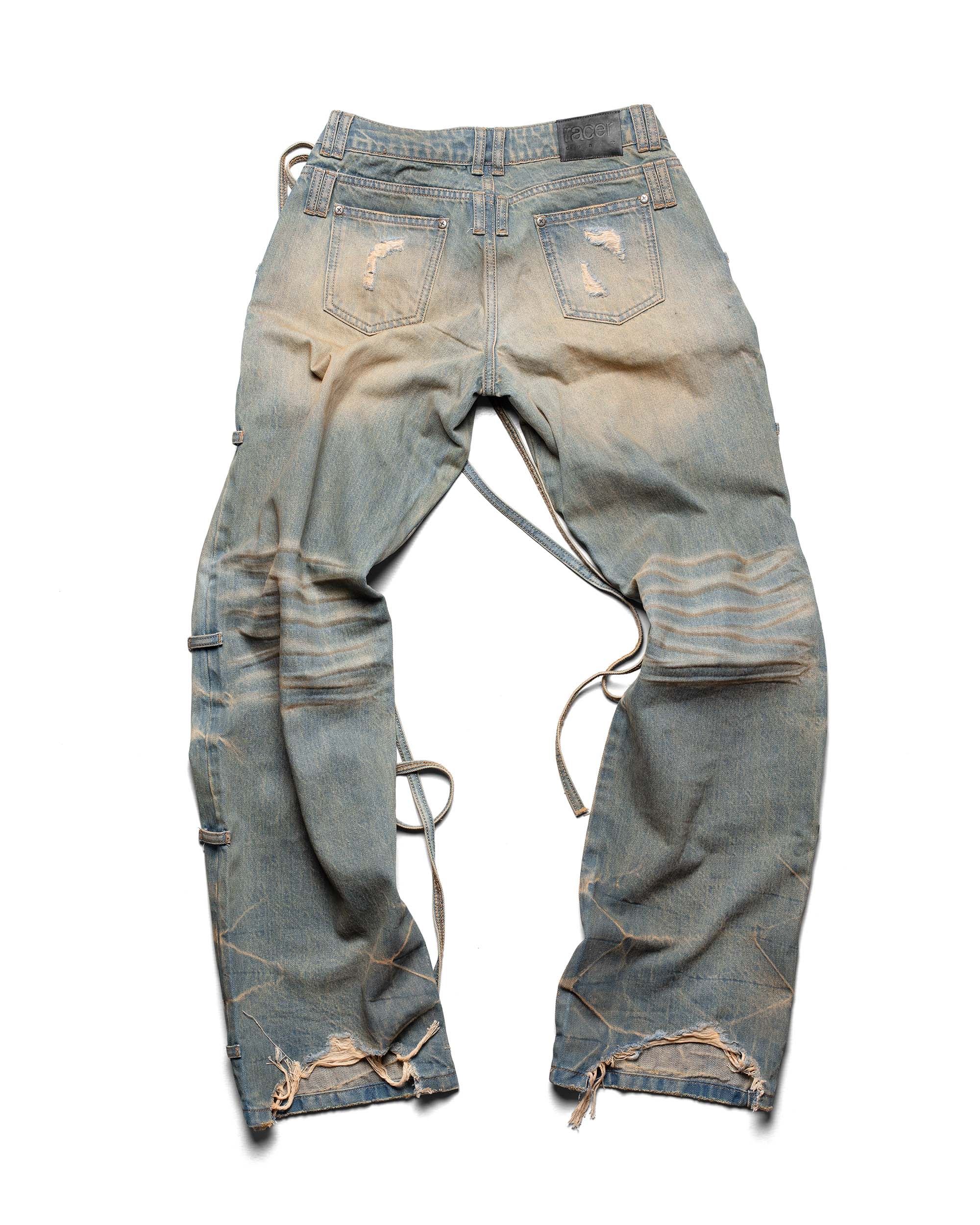 Light Blue Transformer Track Denim - Image 5