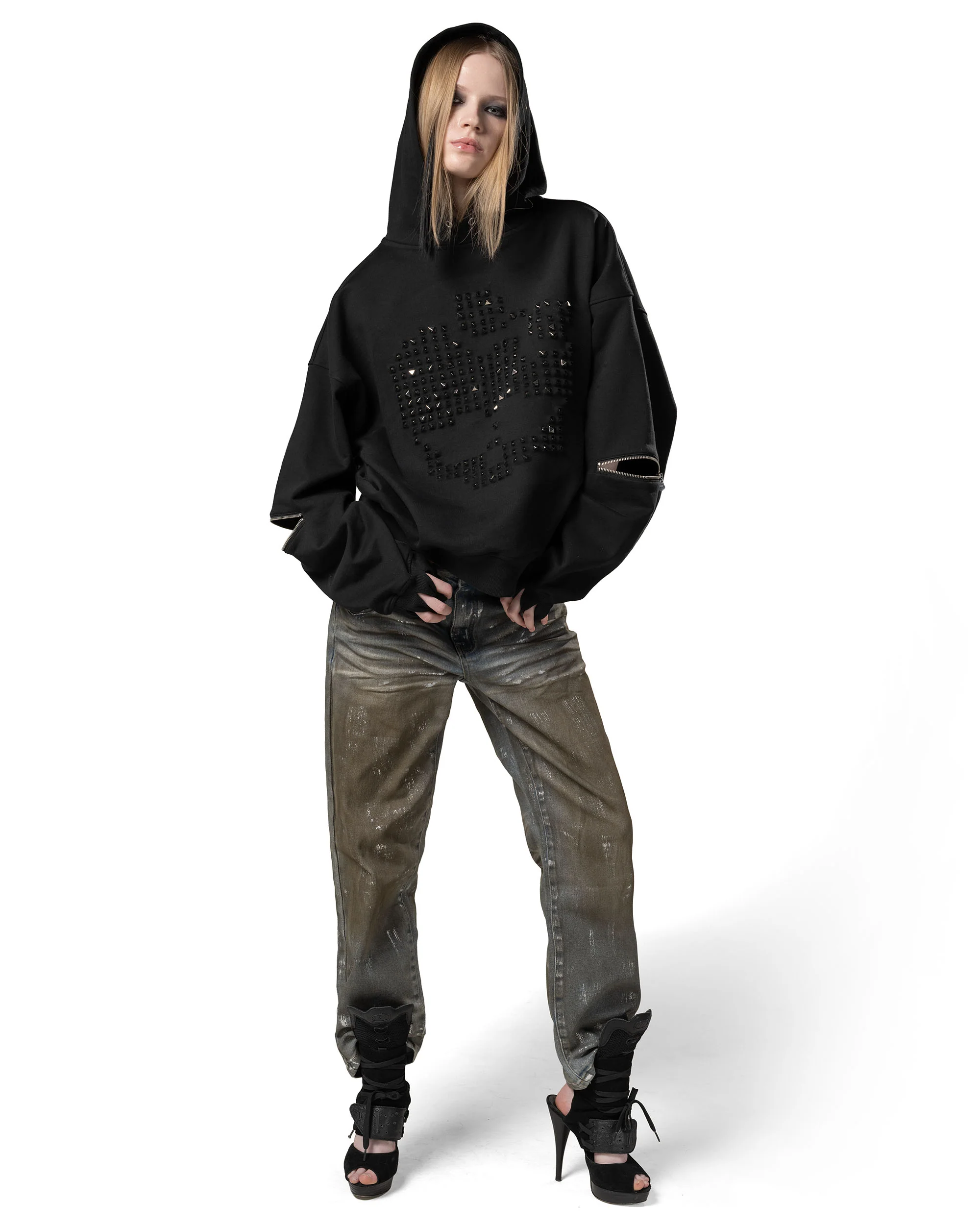 Monster High™ x Racer Studded Hoodie - Image 6