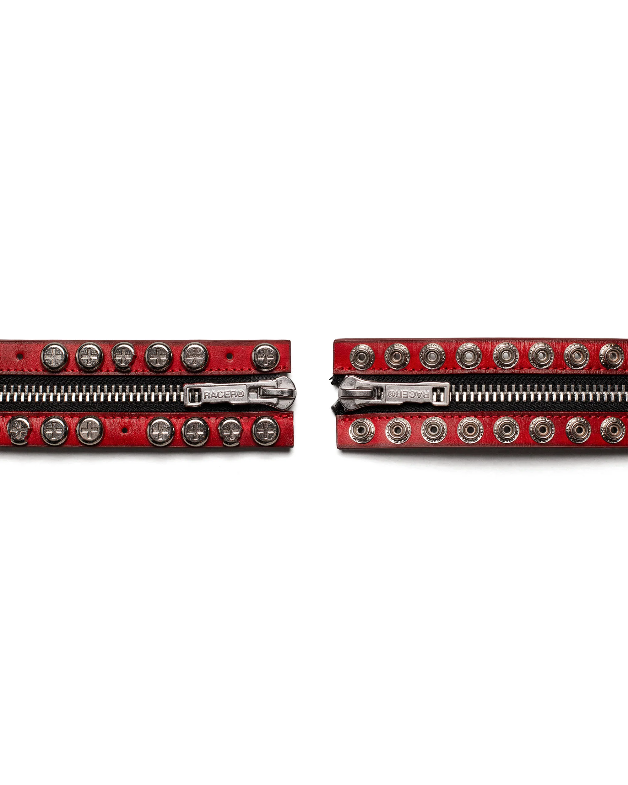 Red Split Button Belt - Image 5