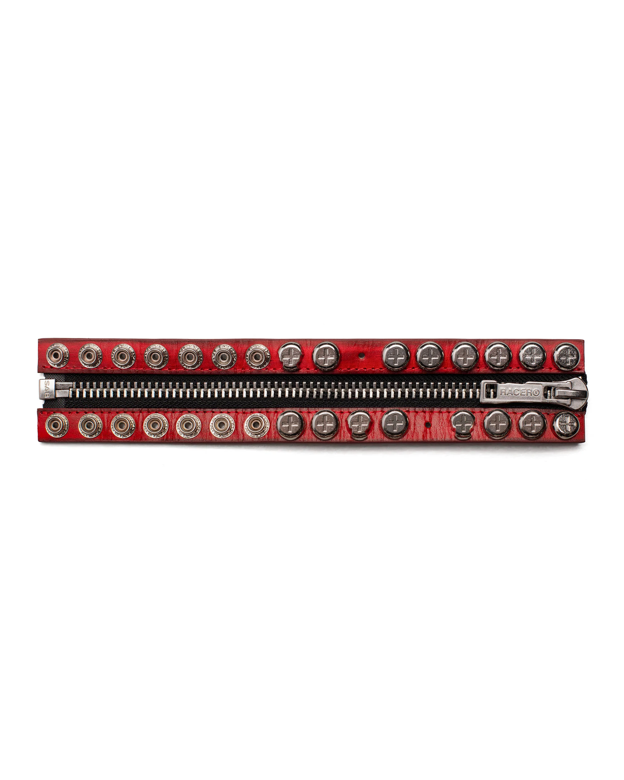 Red Split Button Bracelet - Image 3