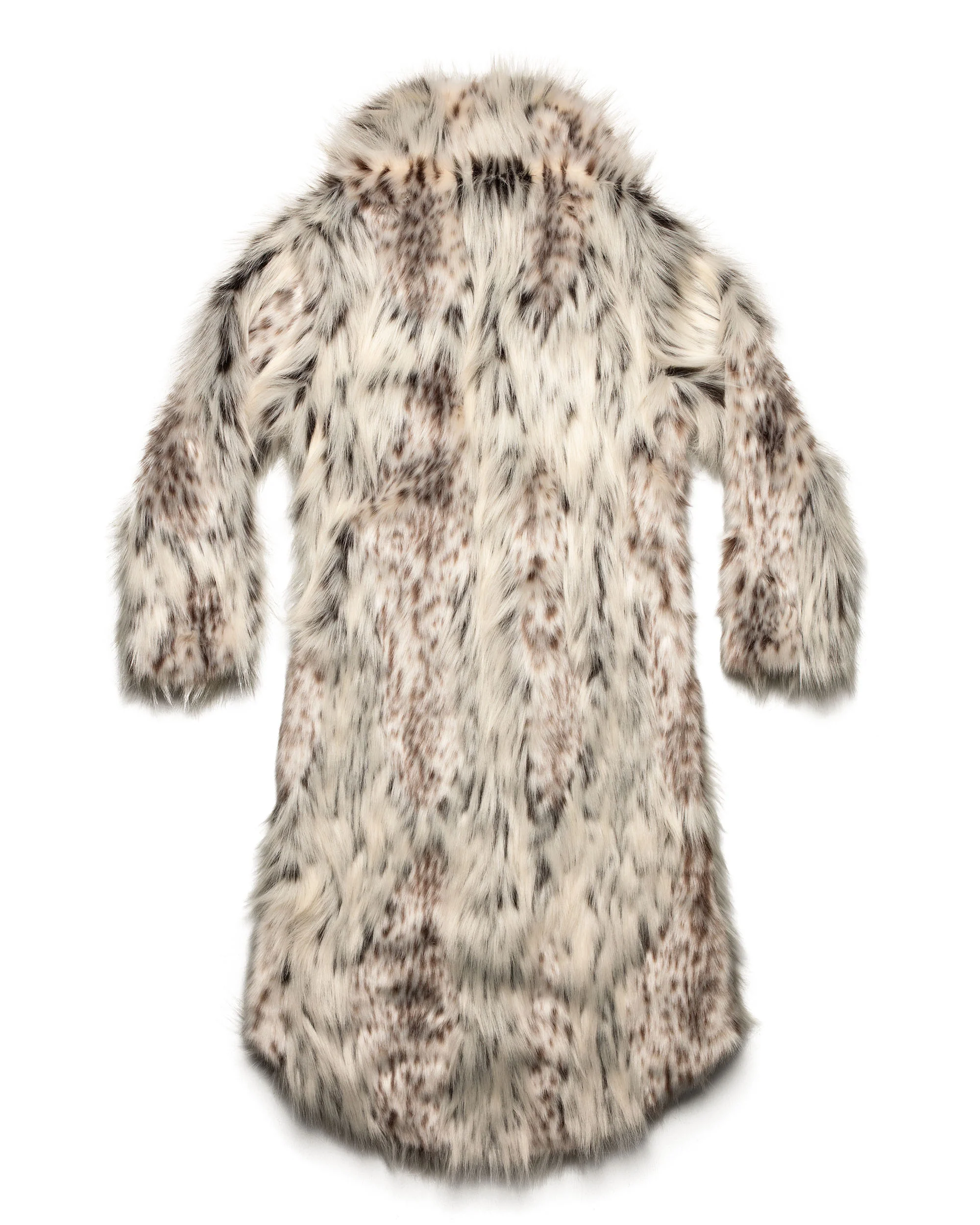 Long Snow Lynx Fur Coat - Image 7