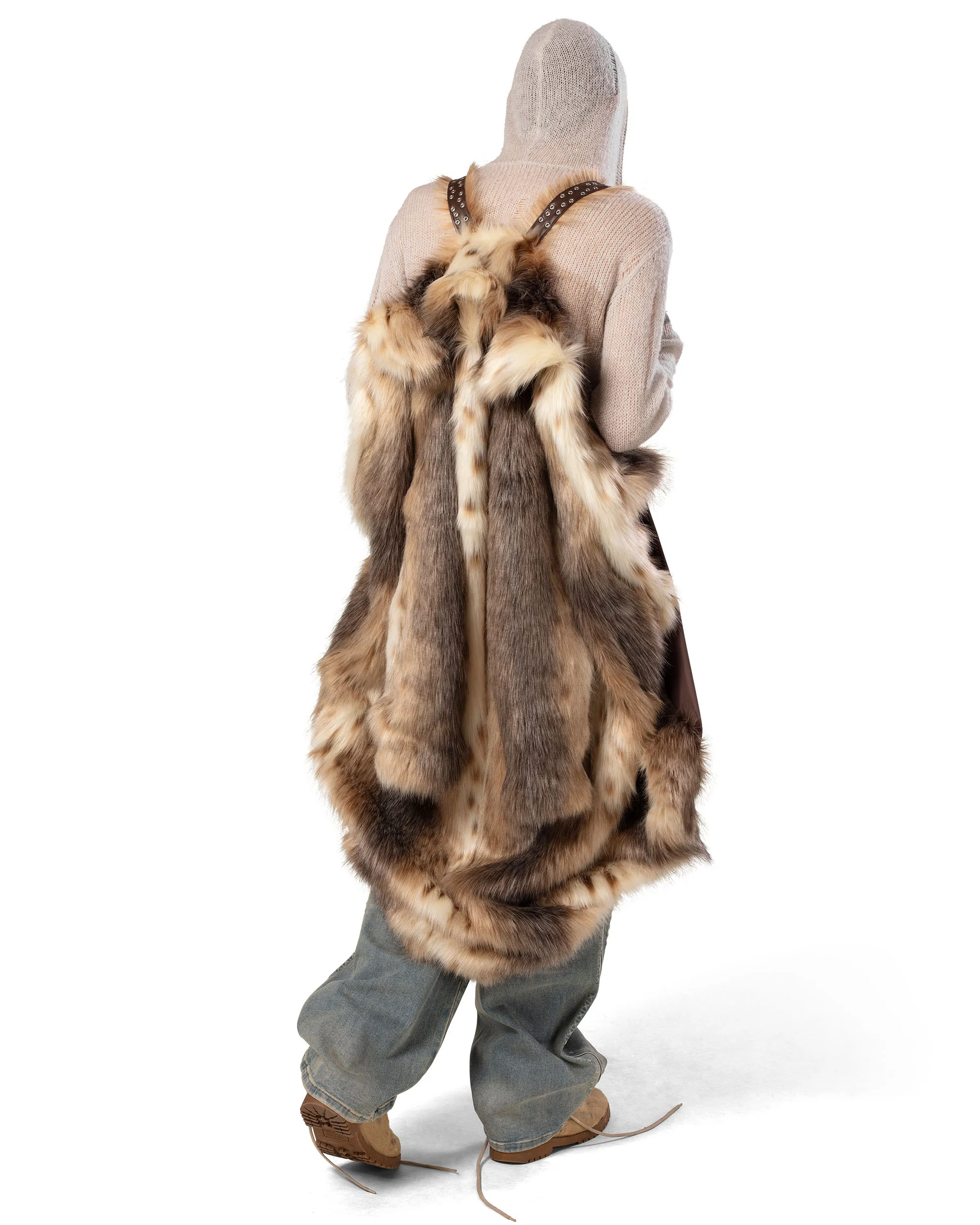Long Coyote Fur Coat - Image 5