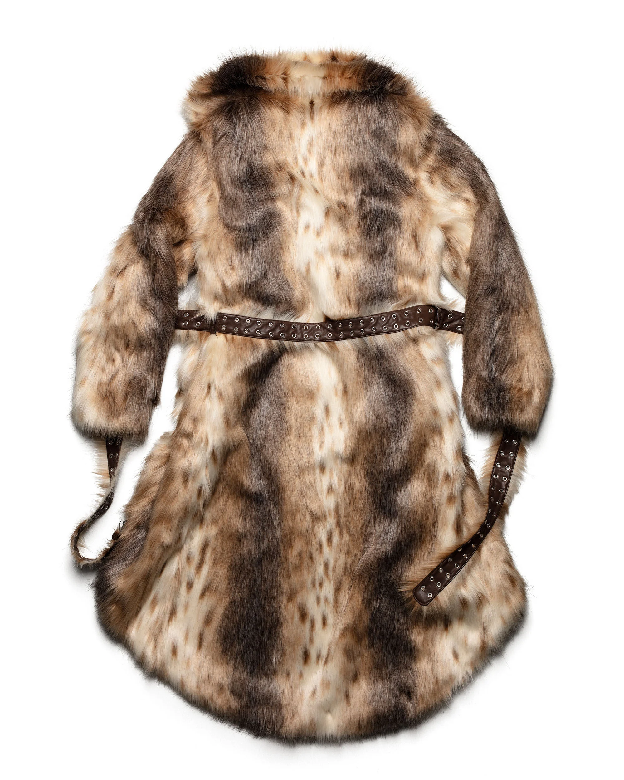 Long Coyote Fur Coat - Image 7