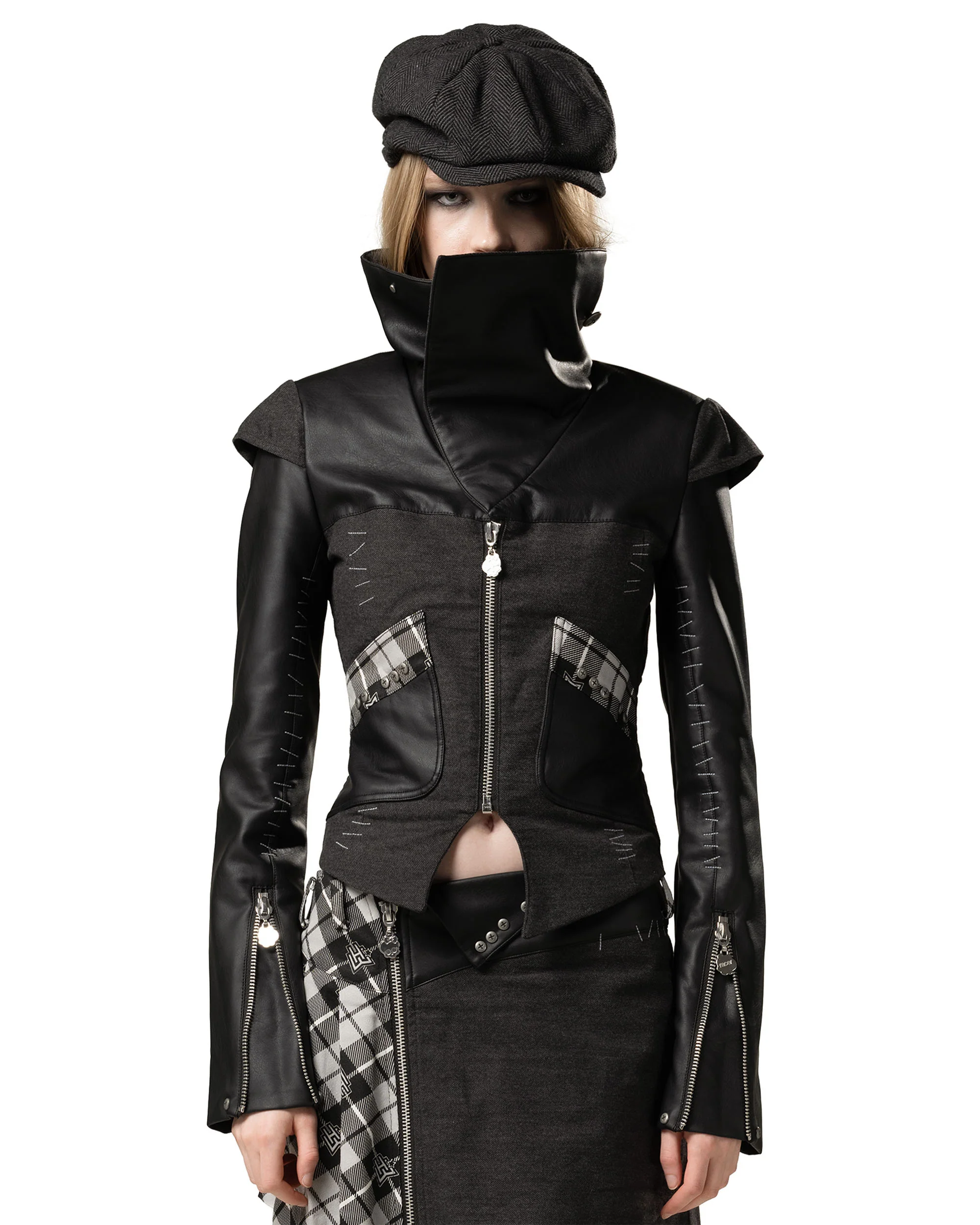 Monster High™ x Racer Frankie Plaid Jacket - Image 4