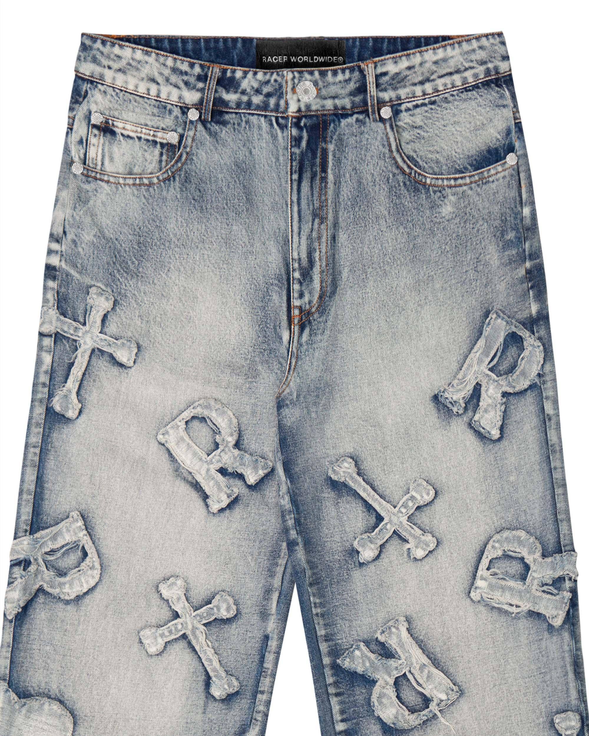 Washed Ice Patch Jeans - Image 3