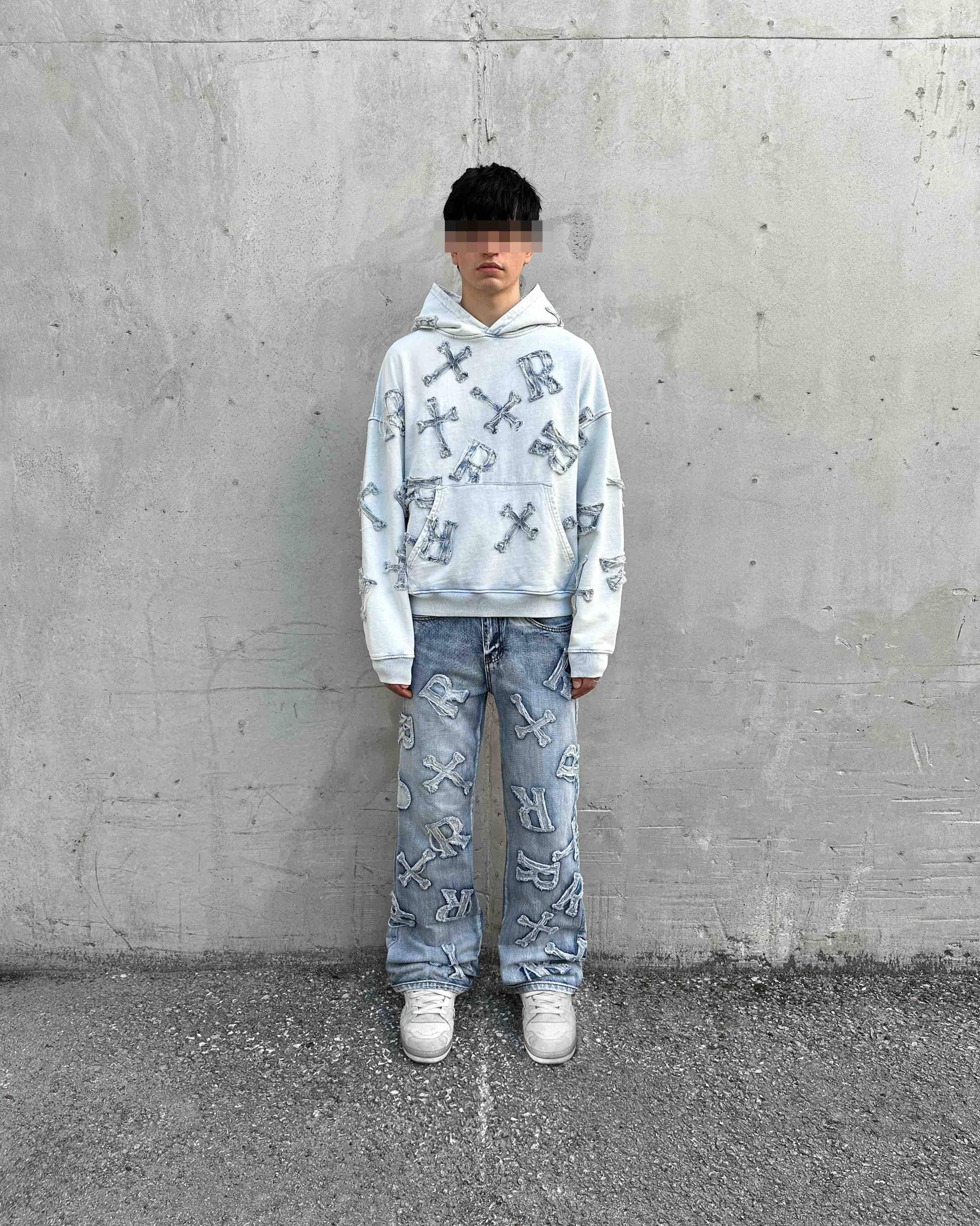 Washed Ice Patch Jeans - Image 6