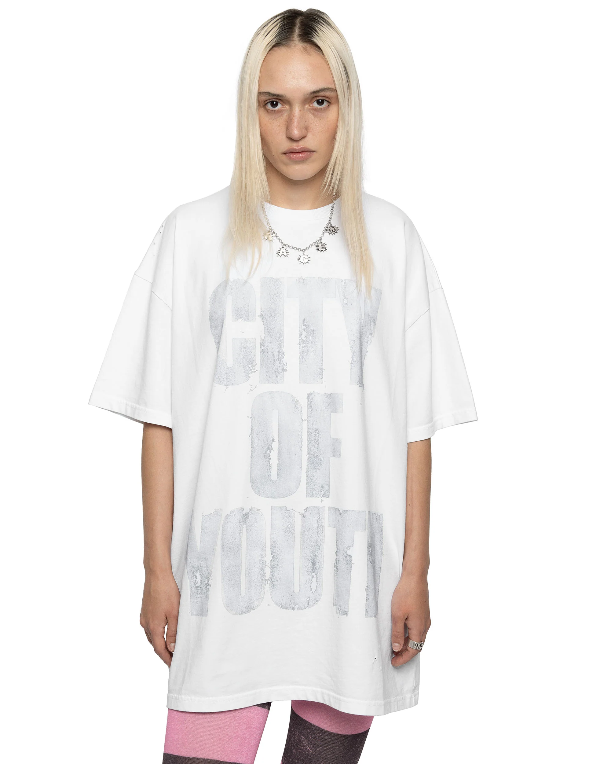 White Oversized T-Shirt - Image 3